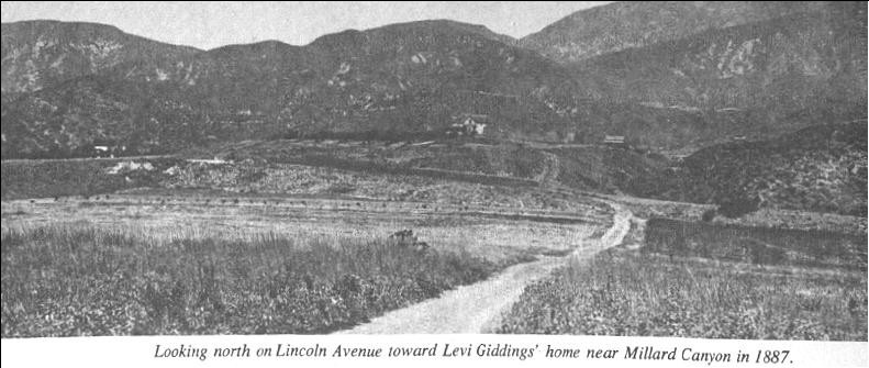 Lincoln Avenue and Millard Canyon