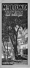 Mt. Lowe Tavern and Cottages brochure