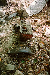 An engine near the mine entrance